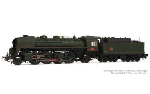 Arnold HN2482S SNCF Dampflok 141R 1187 Öl Boxpok grün DCS
